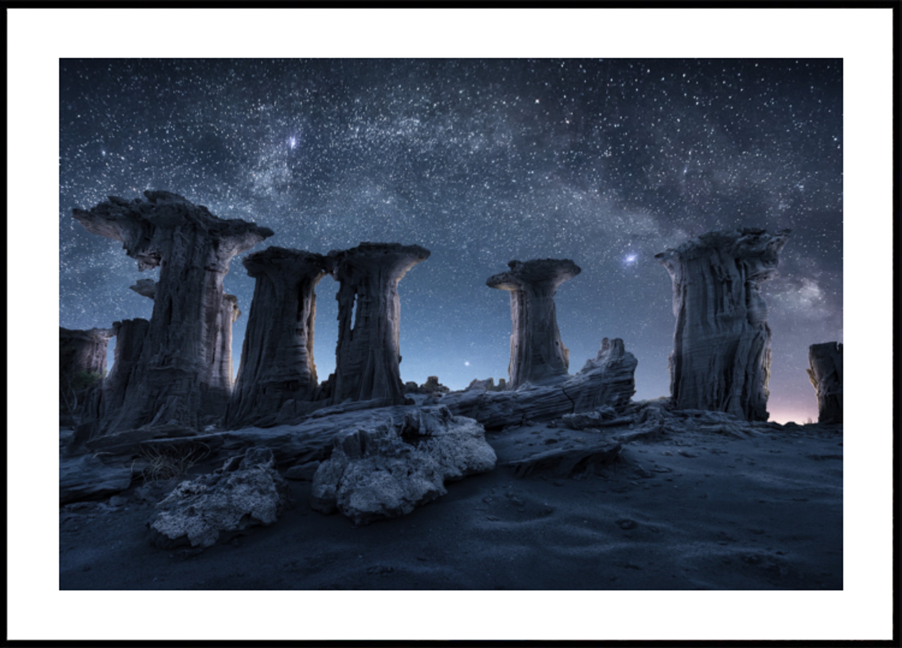 Starlit Desert Formations